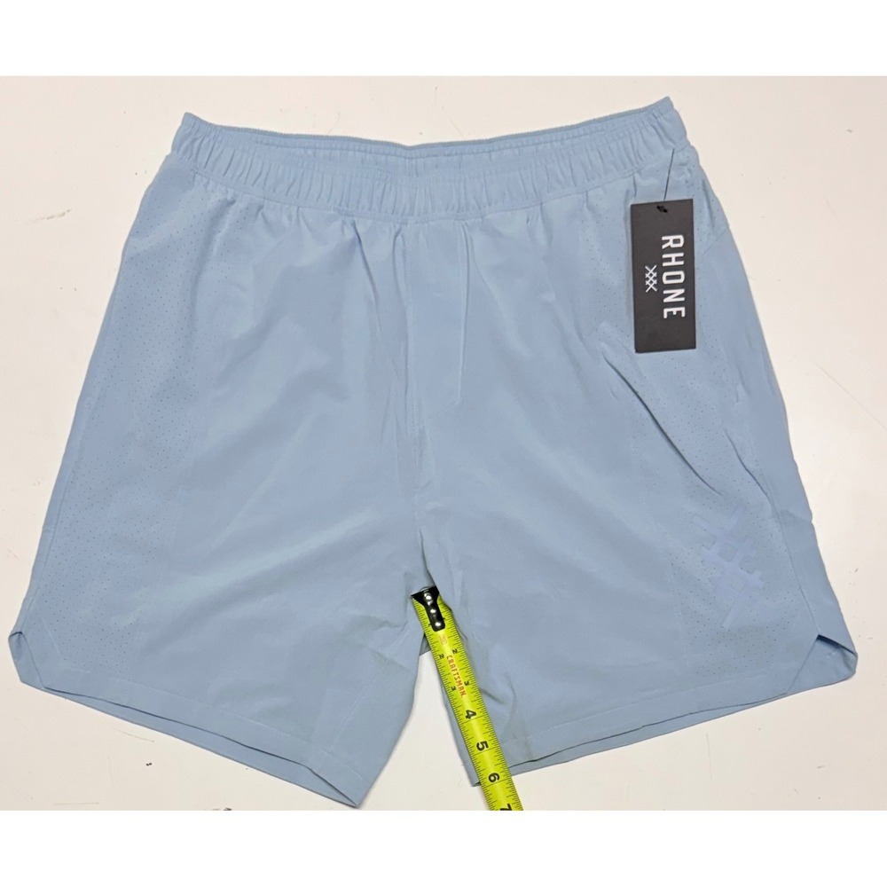 Rhone Backspin 7 Inch Lined Training Shorts Arctic Blue Mens Medium 101862-042-M